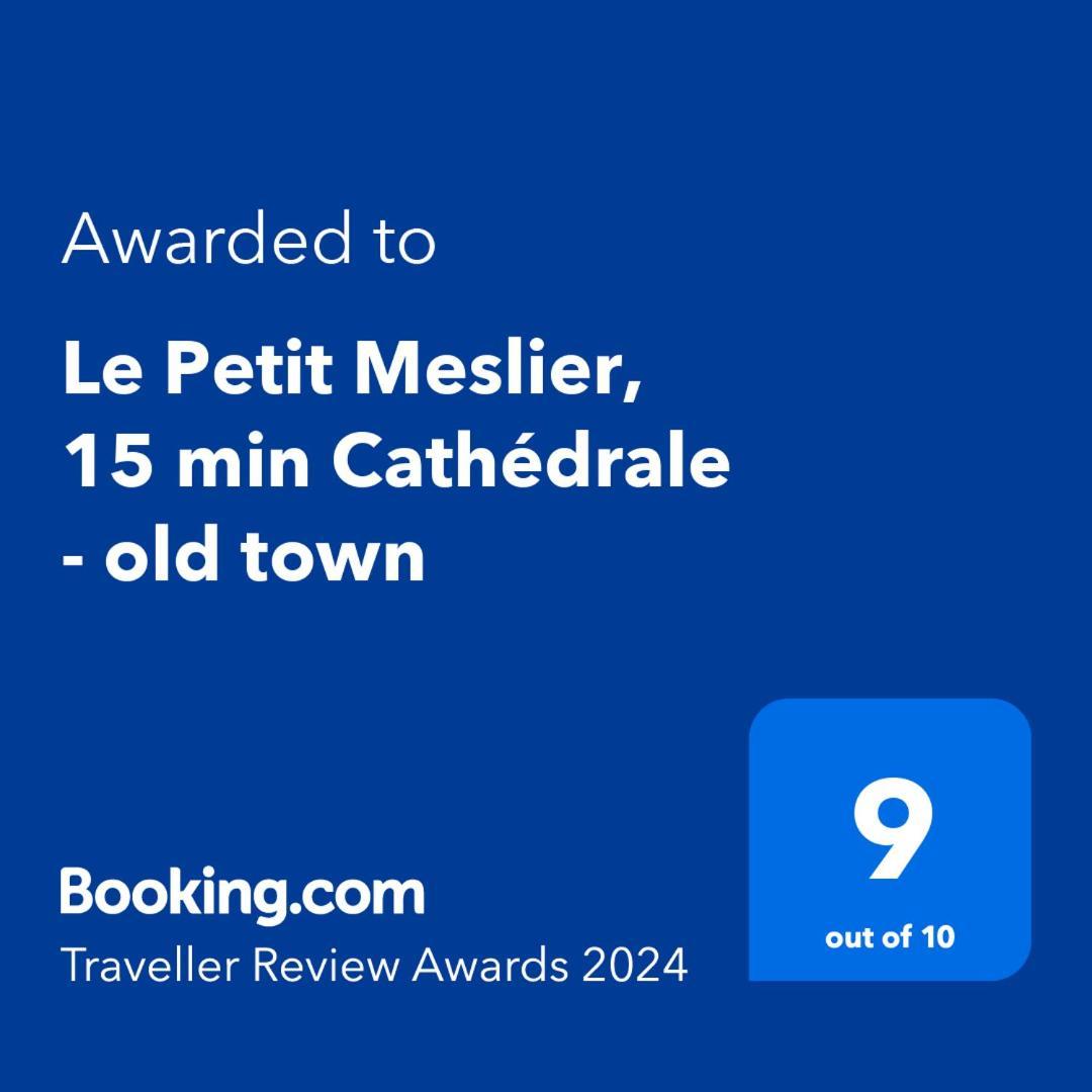 Le Petit Meslier, 15 Min Cathedrale - Old Town Apartamento Reims Exterior foto